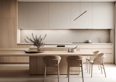 Cocina moderna y básica